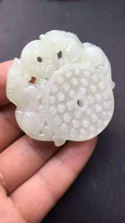 和田玉貔貅送福